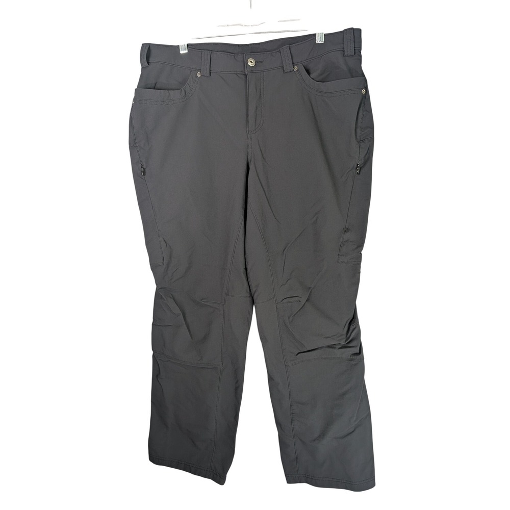Duluth Trading Pants Womens 16W Black Flexpedition Hiking Cargo